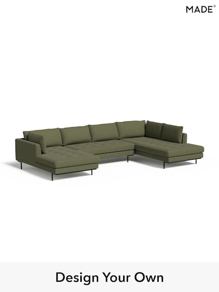 Textured Woven/Meadow Green Harlow By Made (E77912) | £2,650