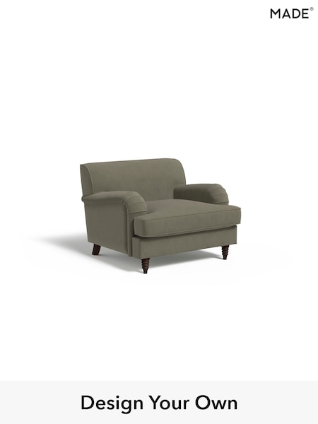 Cotton Weave/Dark Olive Green Orson By Made (E77915) | £825