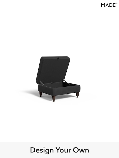 Matt Velvet Easy Clean/Charcoal Grey Orson By Made (E77920) | £450
