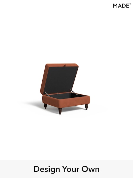 Matt Velvet Easy Clean/Burnt Orange Orson By Made (E77921) | £450