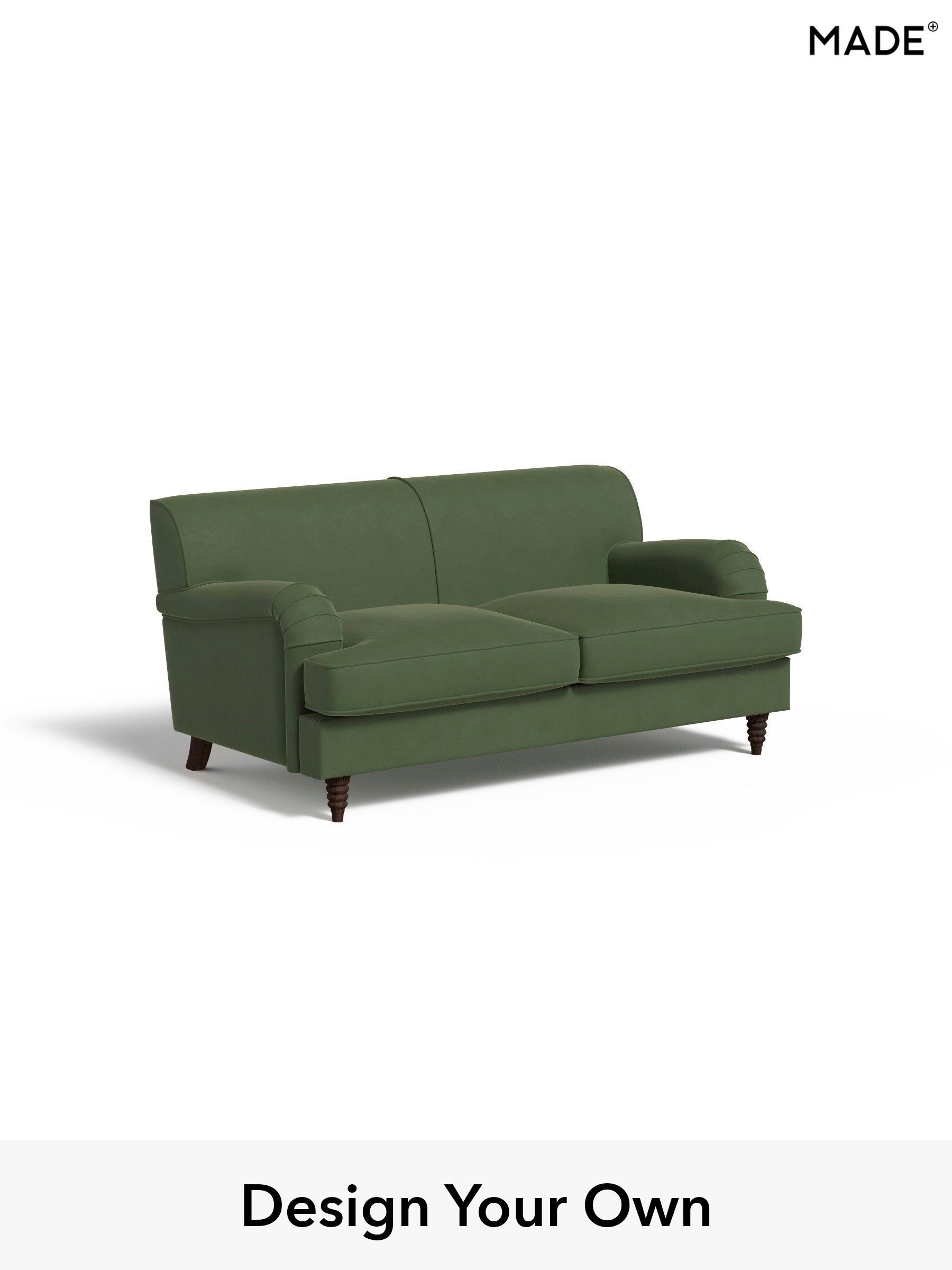 Buy Green Orson By Made 2 Seater Sofa Chair Homeware Sofas Online FitminShops