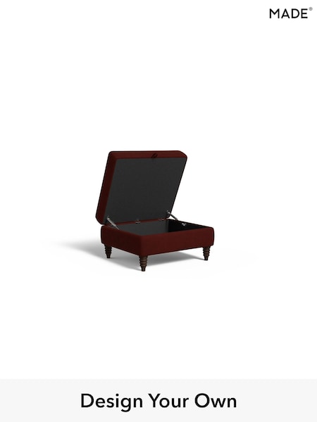 Matt Velvet Easy Clean/Rust Red Orson By Made (E77924) | £450