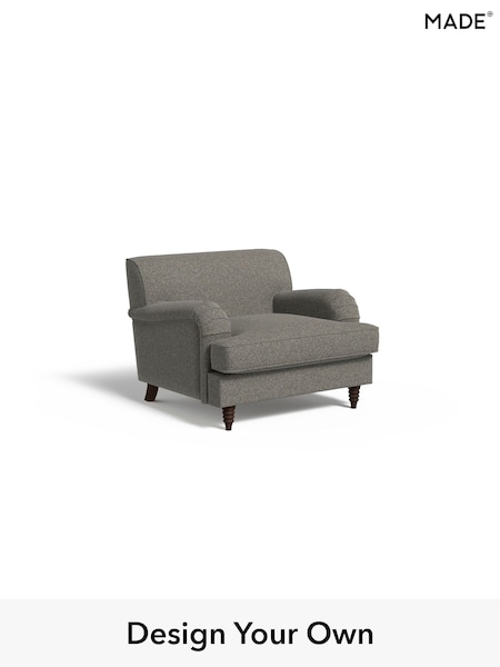 Basket Weave/Dark Linen Natural Orson By Made (E77928) | £775