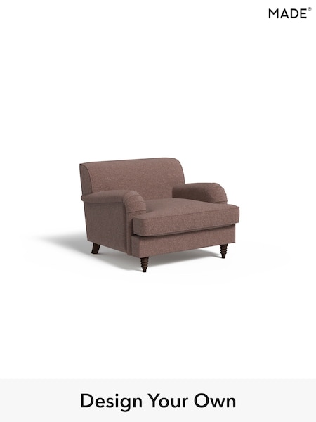 Basket Weave/Dusky Pink Orson By Made (E77932) | £775