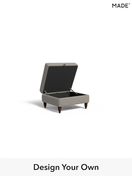 Basket Weave/Pumice Grey Orson By Made (E77934) | £450