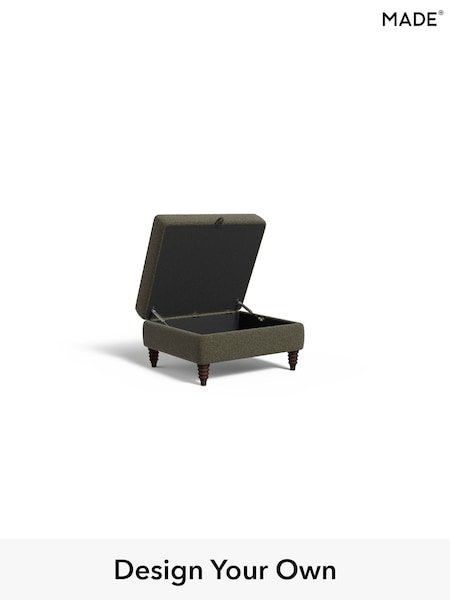 Soft Touch Boucle/Forest Green Orson By Made (E77935) | £450
