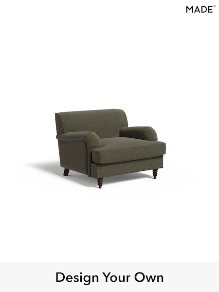 Soft Touch Boucle/Forest Green Orson By Made (E77935) | £775