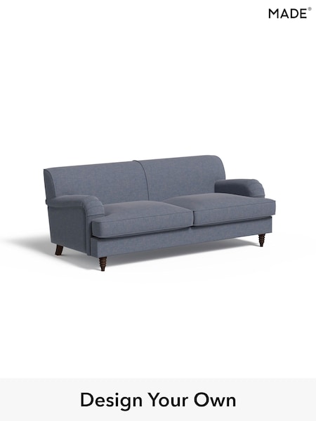Soft Chenille Easy Clean/Denim Blue Orson By Made (E77941) | £1,175