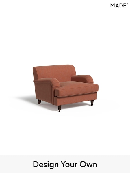 Soft Chenille Easy Clean/Paprika Orange Orson By Made (E77944) | £825