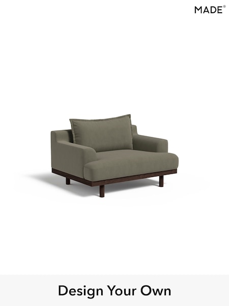 Cotton Weave/Dark Olive Green Turin By Made (E77955) | £850