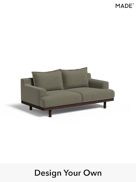 Cotton Weave/Dark Olive Green Turin By Made (E77955) | £1,225