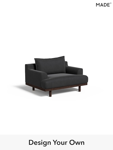 Matt Velvet Easy Clean/Charcoal Grey Turin By Made (E77961) | £799