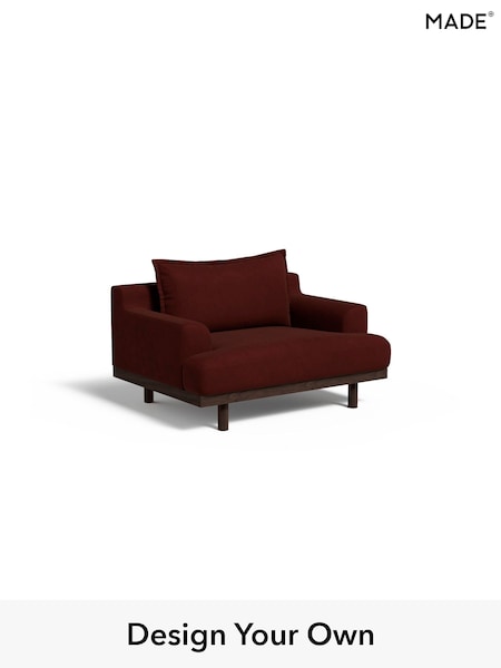Matt Velvet Easy Clean/Rust Red Turin By Made (E77966) | £799