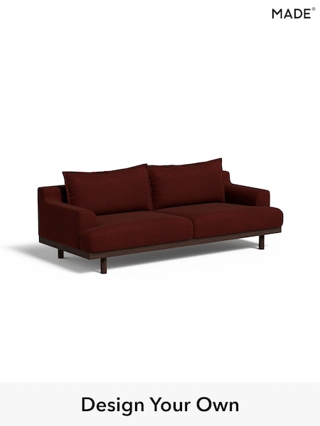 Matt Velvet Easy Clean/Rust Red Turin By Made (E77966) | £1,250