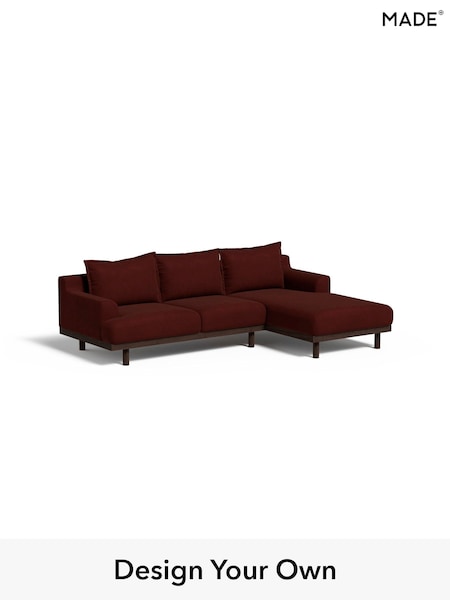 Matt Velvet Easy Clean/Rust Red Turin By Made (E77966) | £1,999