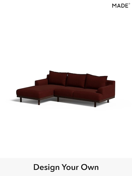 Matt Velvet Easy Clean/Rust Red Turin By Made (E77966) | £1,999