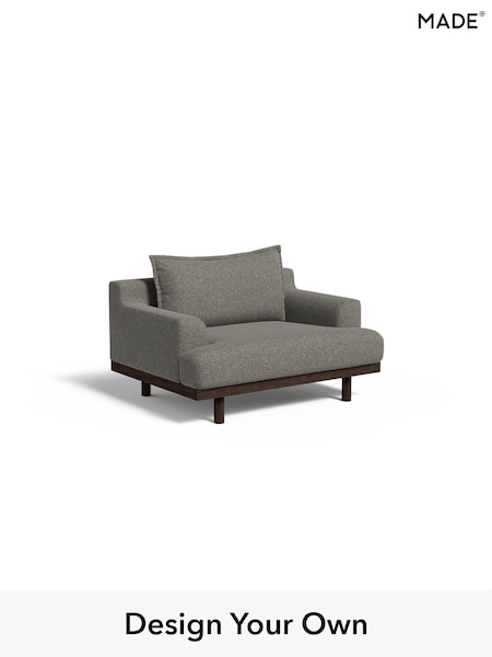 Basket Weave/Dark Linen Natural Turin By Made (E77967) | £799