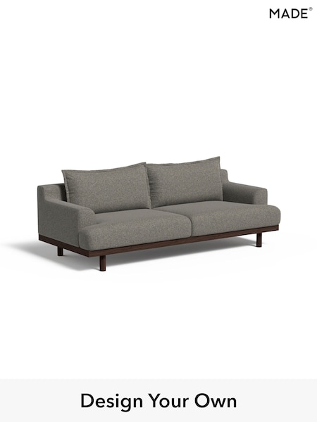 Basket Weave/Dark Linen Natural Turin By Made (E77967) | £1,250