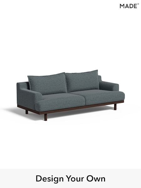 Basket Weave/Teal Green Turin By Made (E77969) | £1,250