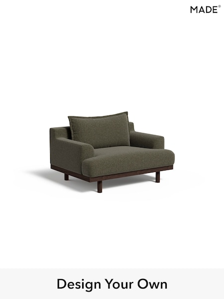 Soft Touch Boucle/Forest Green Turin By Made (E77971) | £799