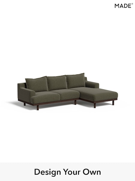 Soft Touch Boucle/Forest Green Turin By Made (E77971) | £1,999
