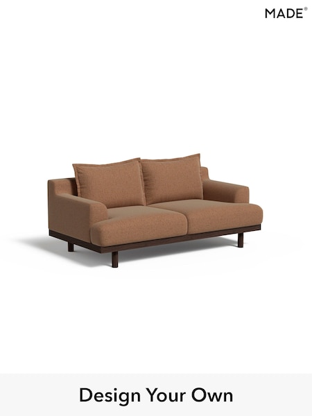 Soft Chenille Easy Clean/Dark Caramel Natural Turin By Made (E77980) | £1,225