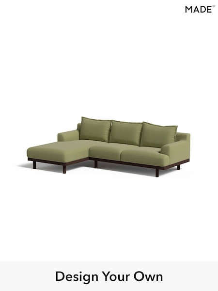 Soft Chenille Easy Clean/Green Tea Turin By Made (E77981) | £2,099