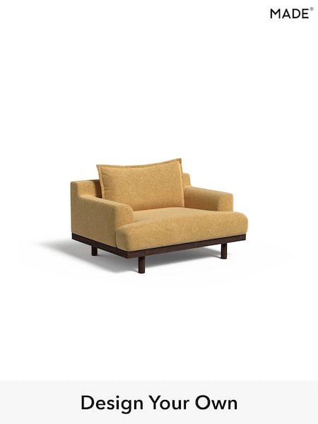 Soft Chenille Easy Clean/Yellow Ochre Turin By Made (E77986) | £850