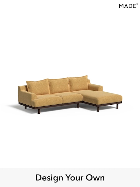 Soft Chenille Easy Clean/Yellow Ochre Turin By Made (E77986) | £2,099
