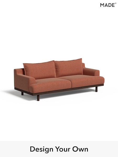 Soft Chenille Easy Clean/Paprika Orange Turin By Made (E77987) | £1,325