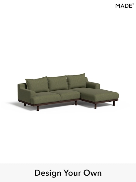 Textured Woven/Meadow Green Turin By Made (E77989) | £2,099