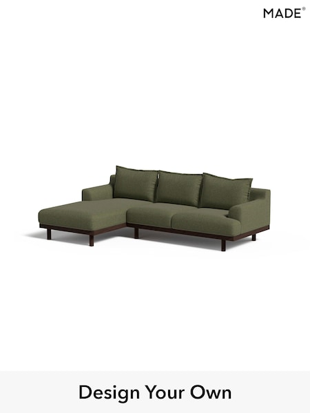 Textured Woven/Meadow Green Turin By Made (E77989) | £2,099