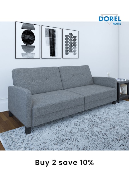 Dorel Home Grey Boston Linen Sofa Bed (E78004) | £525