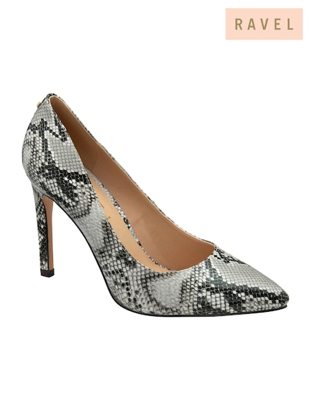 Ravel Grey Stiletto Heel Court Shoes (E78438) | £65