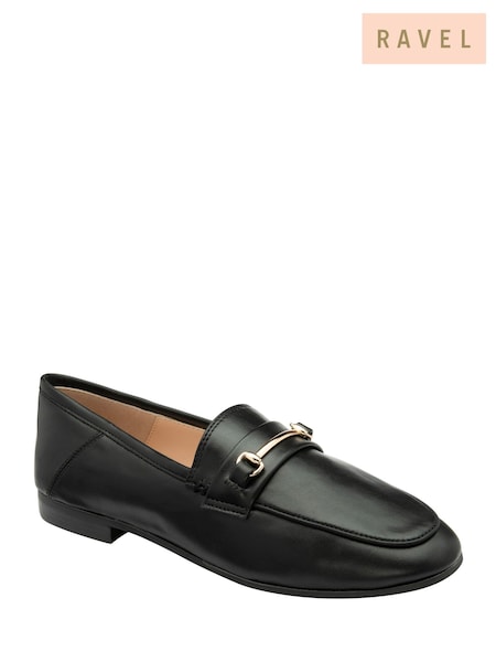 Ravel Black Slip-On Shoes (E78465) | £60