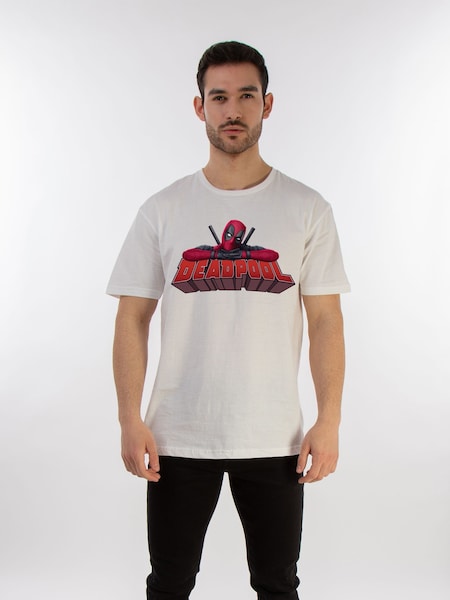 Brands In White Mens Deadpool and Wolverine Chill 100% Cotton T-Shirt (E78540) | £25