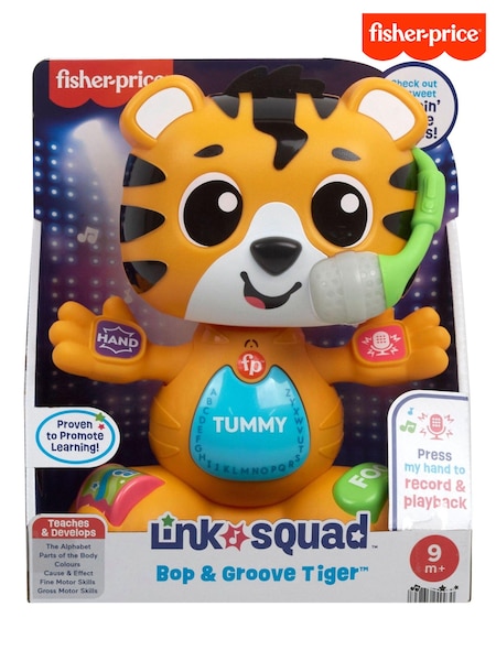 Fisher Price Link Squad Bop And Learn Tiger (E78795) | £39