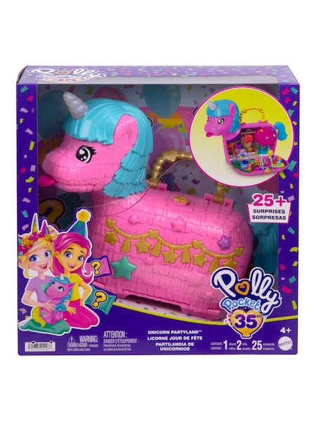 Polly Pocket 35th Celebration Unicorn Party Window Box (E78803) | £37