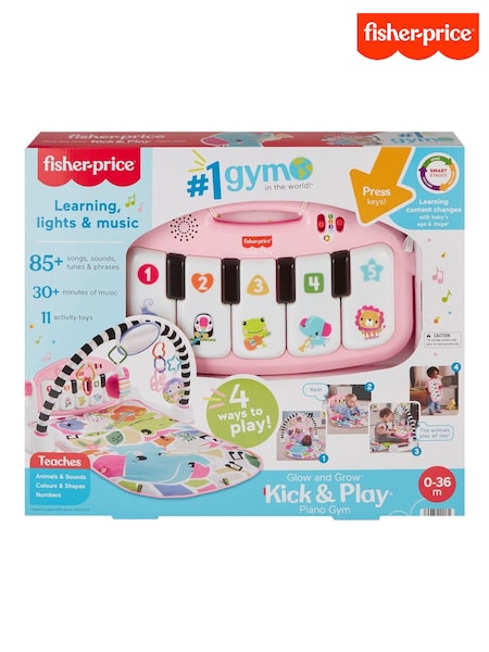 Fisher Price Glow And Grow Kick And Play Piano Gym (E78913) | £65