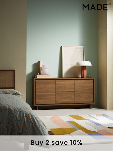 MADE.COM Dark Brown Kaci Wide Chest of Drawers (E78977) | £499
