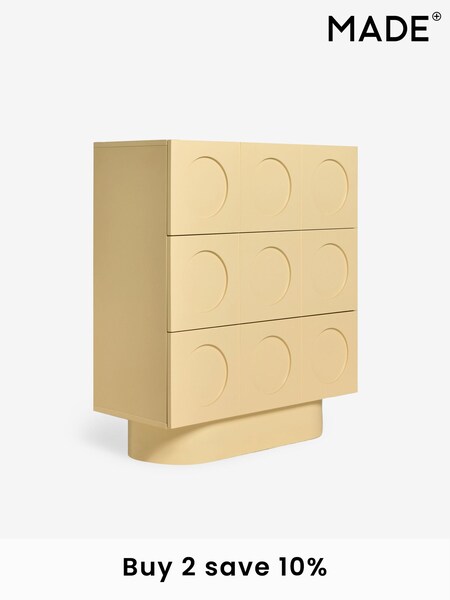 MADE.COM Yellow Henri Chest of Drawers (E78990) | £599