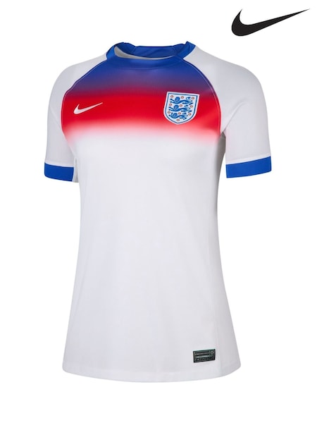 Nike White Womens England 2025 Stadium Home Football Shirt (E79059) | £85