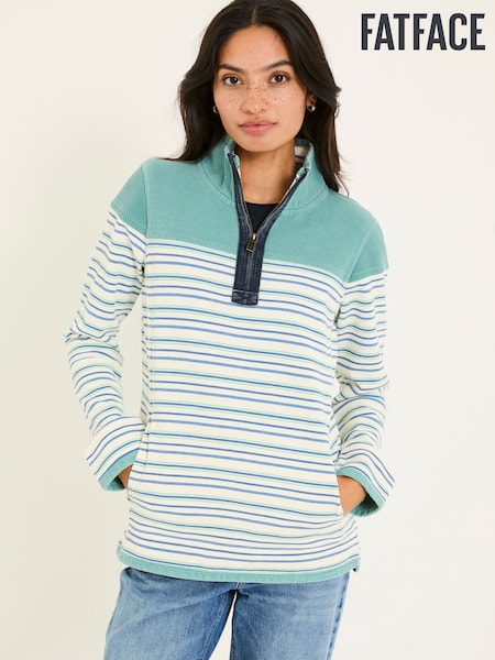 FatFace Airlie Blue Sweat Top (E79231) | £59