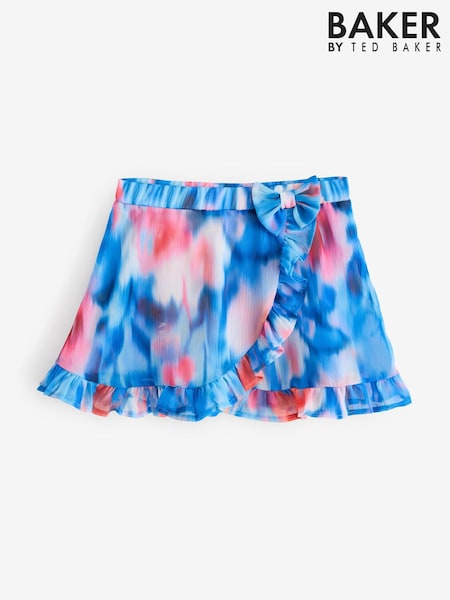 Baker by Ted Baker Printed Chiffon Cover-Up Swim Skirt (E79282) | £16 - £20
