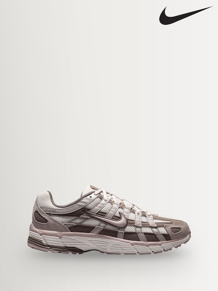 Brown/Cream - Nike P 6000 Trainers