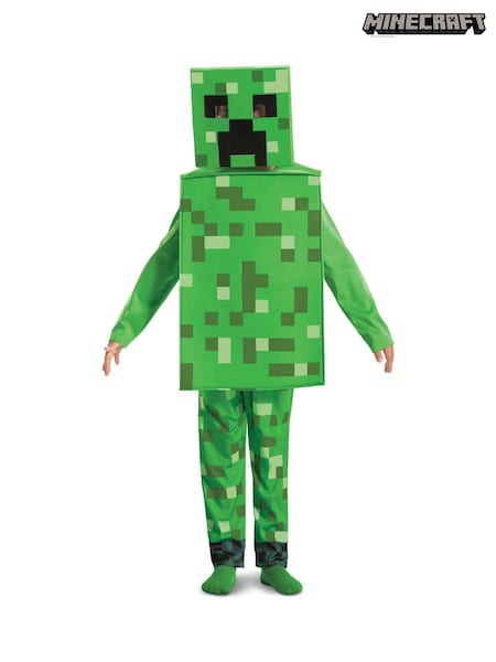 Minecraft Green Creeper Fancy Dress Costume (E79595) | £25
