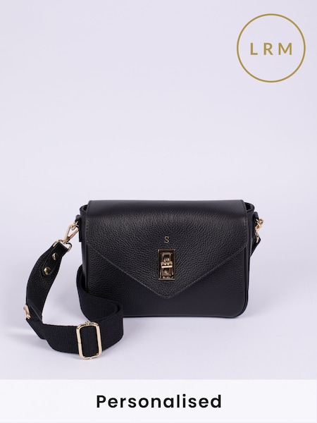 LRM Goods Personalised Leather Ambrose Cross-Body Bag (E79745) | £124