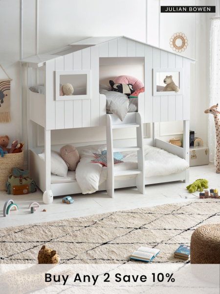 Julian Bowen White Willow Treehouse Bunk Bed (E79812) | £975