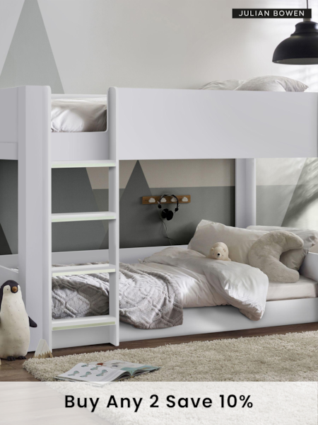 Julian Bowen White Solomon Bunk Bed (E79820) | £510