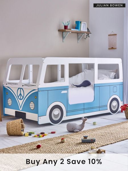 Julian Bowen Light Blue Campervan Bed (E79937) | £530